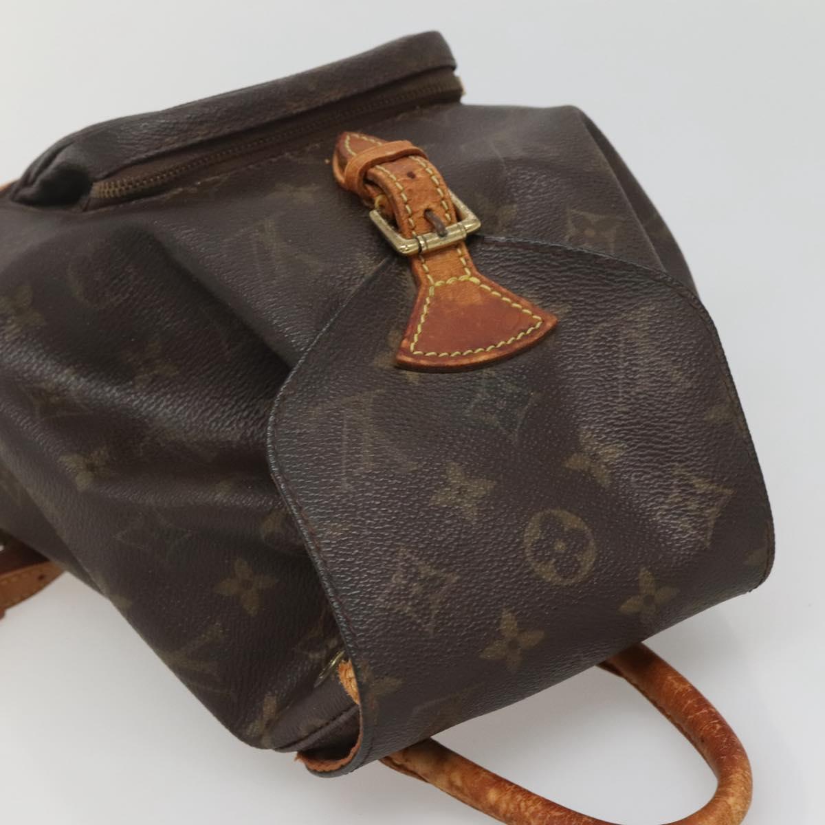 LOUIS VUITTON Monogram Montsouris PM Backpack M51137 LV Auth 112901