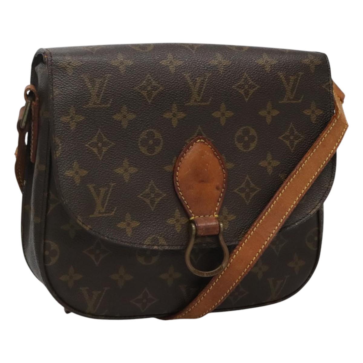 LOUIS VUITTON Monogram Saint Cloud GM Shoulder Bag M51242 LV Auth 112902