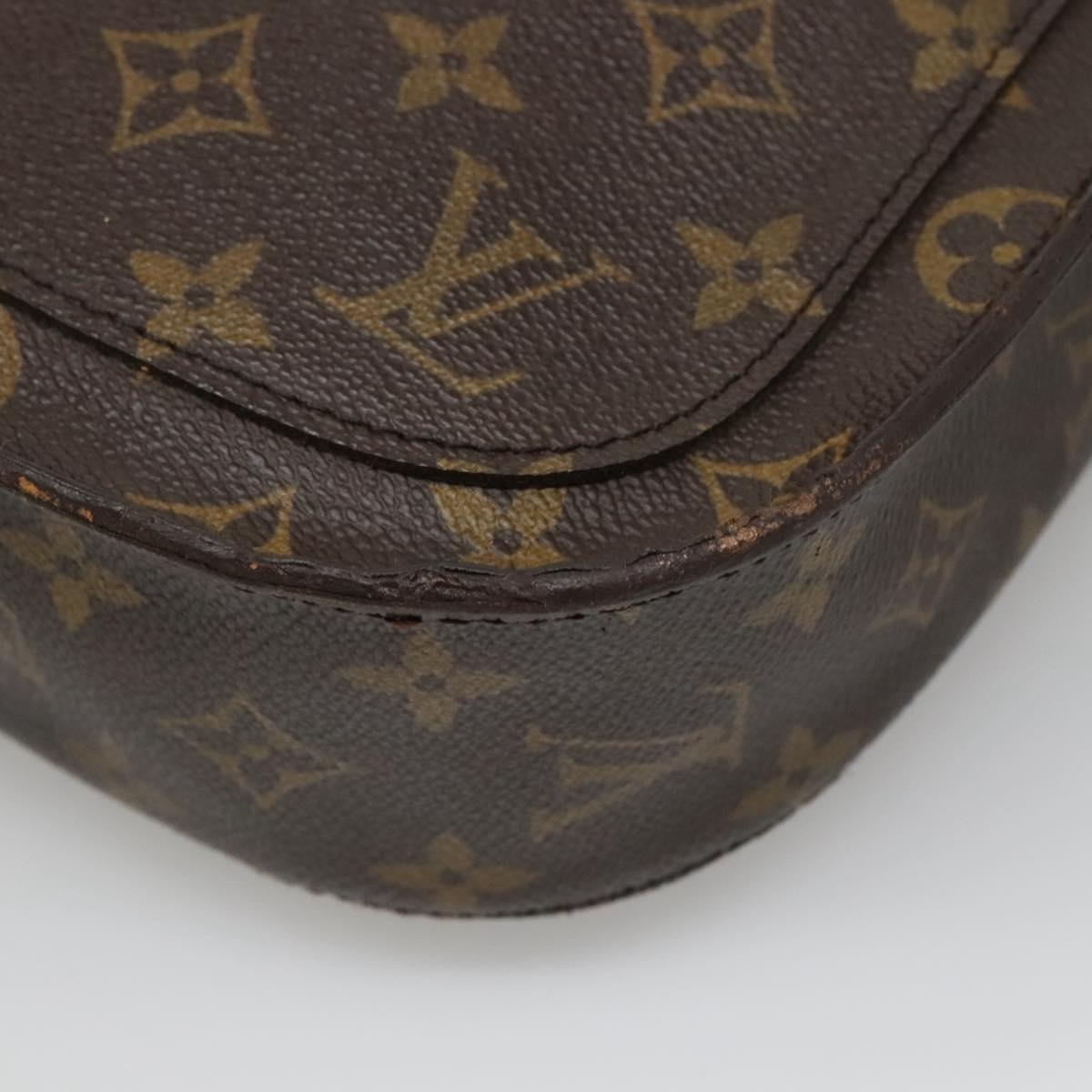 LOUIS VUITTON Monogram Saint Cloud GM Shoulder Bag M51242 LV Auth 112902