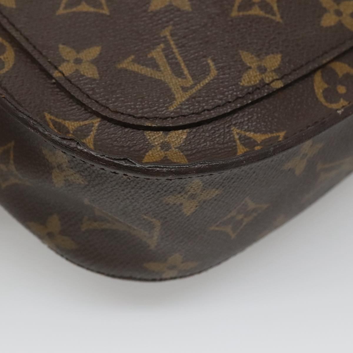 LOUIS VUITTON Monogram Saint Cloud GM Shoulder Bag M51242 LV Auth 112902
