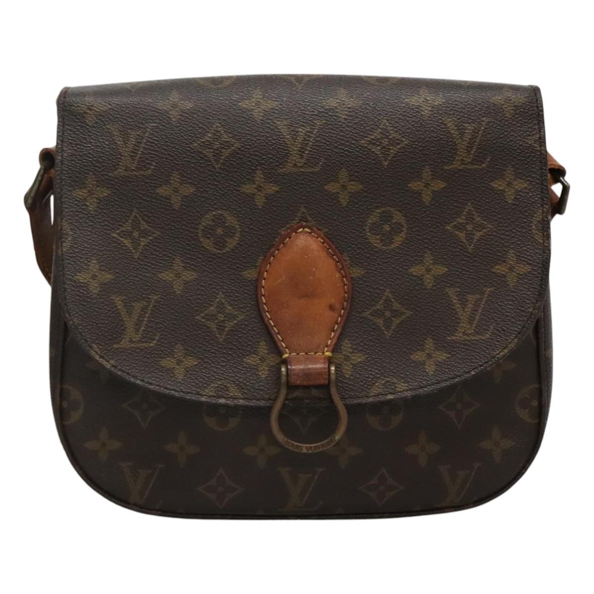 LOUIS VUITTON Monogram Saint Cloud GM Shoulder Bag M51242 LV Auth 112902