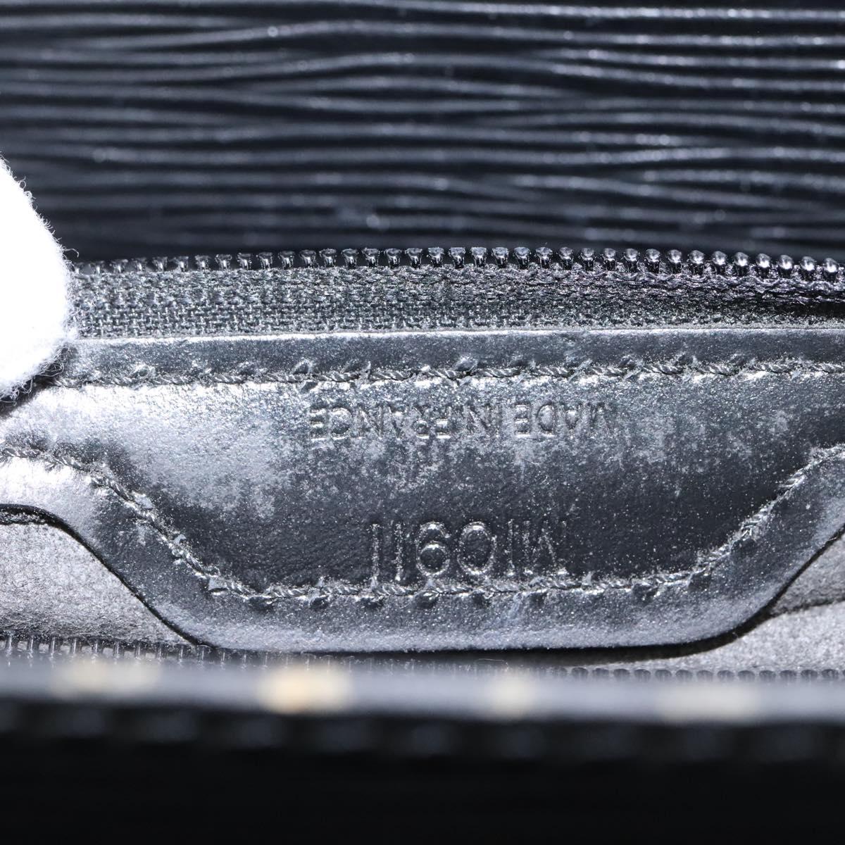 LOUIS VUITTON Epi Sac Plat Hand Bag Black M59082 LV Auth 112912