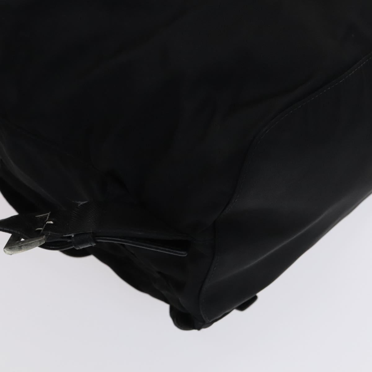 PRADA Backpack Nylon Black Auth 112941V