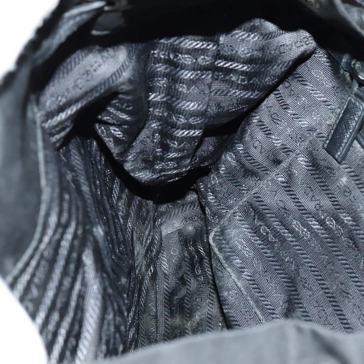PRADA Backpack Nylon Black Auth 112941V