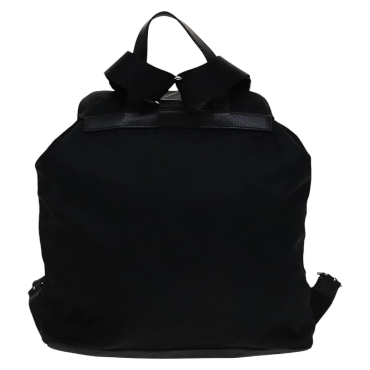 PRADA Backpack Nylon Black Auth 112941V