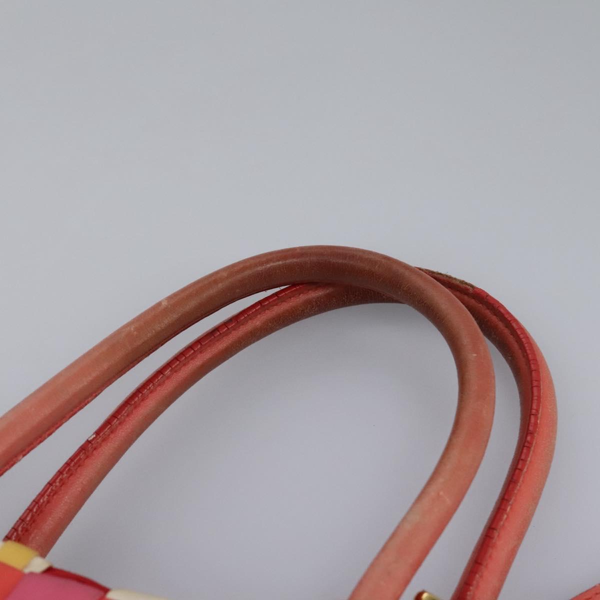 PRADA Hand Bag Nylon 2way Red Auth 112943