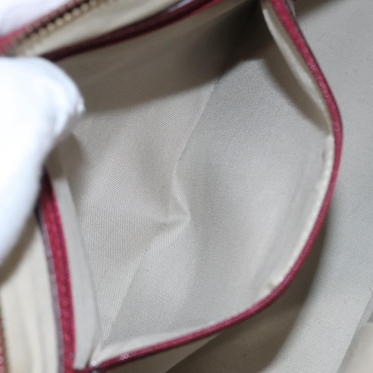 BURBERRY Nova Check Hand Bag Canvas Beige Auth 112951