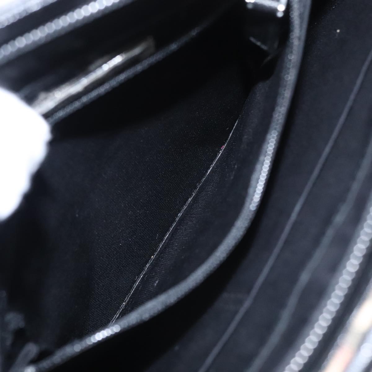 BURBERRY Nova Check Shoulder Bag Canvas Beige Black Auth 113000