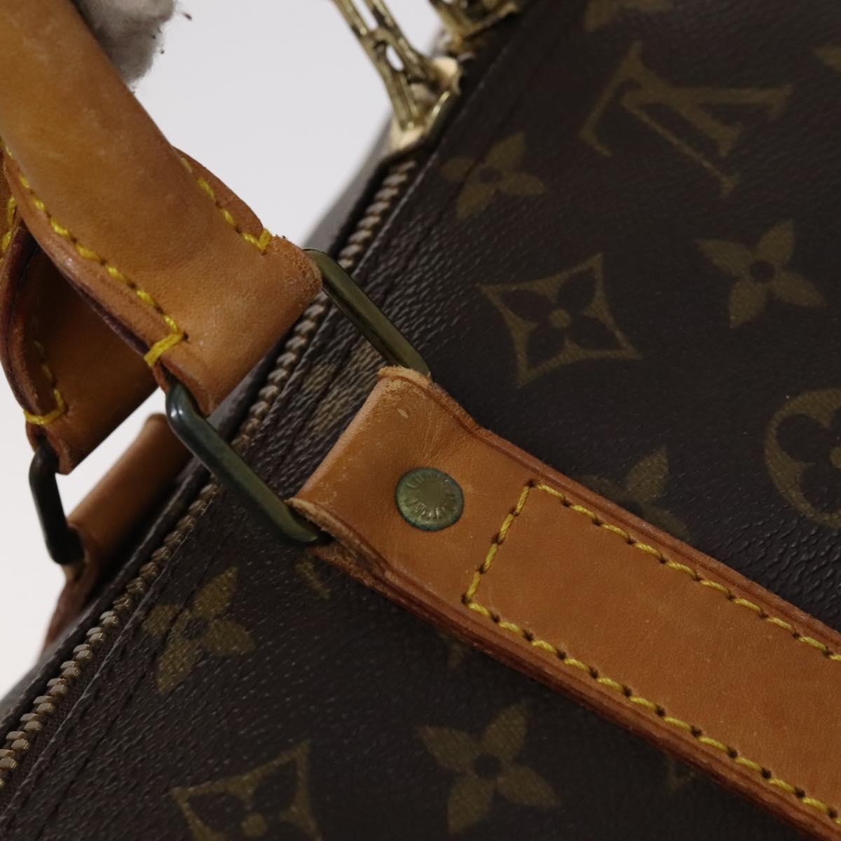 LOUIS VUITTON Monogram Keepall 60 Boston Bag M41422 LV Auth 113021