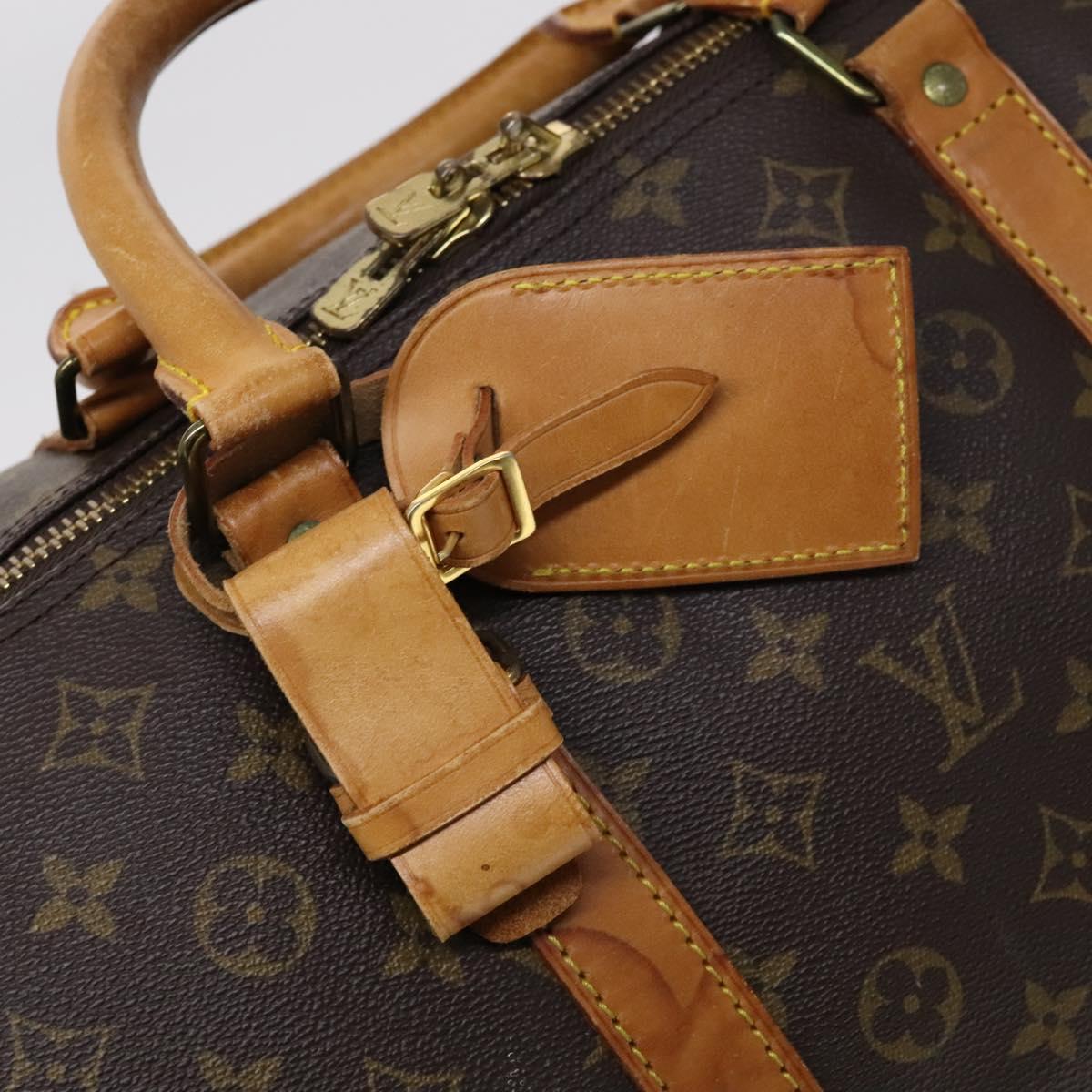 LOUIS VUITTON Monogram Keepall 60 Boston Bag M41422 LV Auth 113021