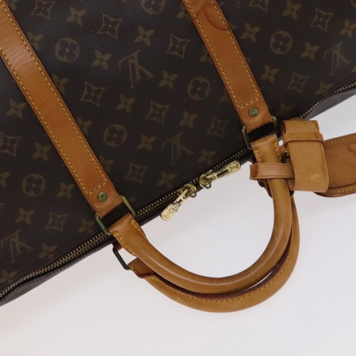 LOUIS VUITTON Monogram Keepall 60 Boston Bag M41422 LV Auth 113021
