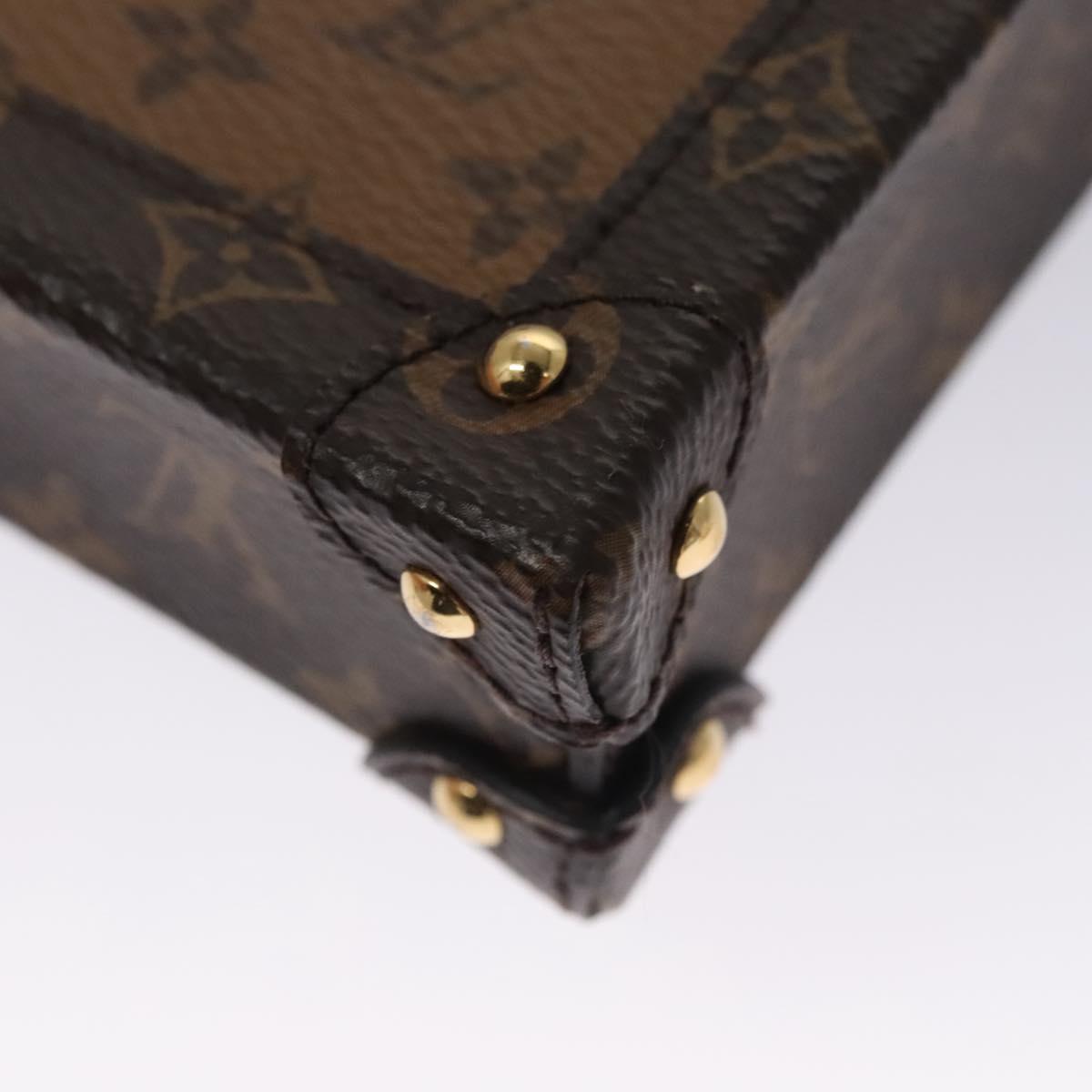 LOUIS VUITTON Reverse Pochette Trunk Vertical Shoulder Bag M67873 Auth 113104SAM