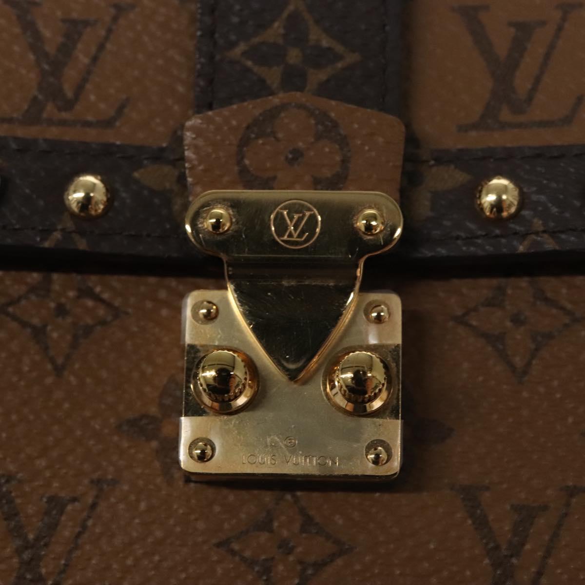 LOUIS VUITTON Reverse Pochette Trunk Vertical Shoulder Bag M67873 Auth 113104A