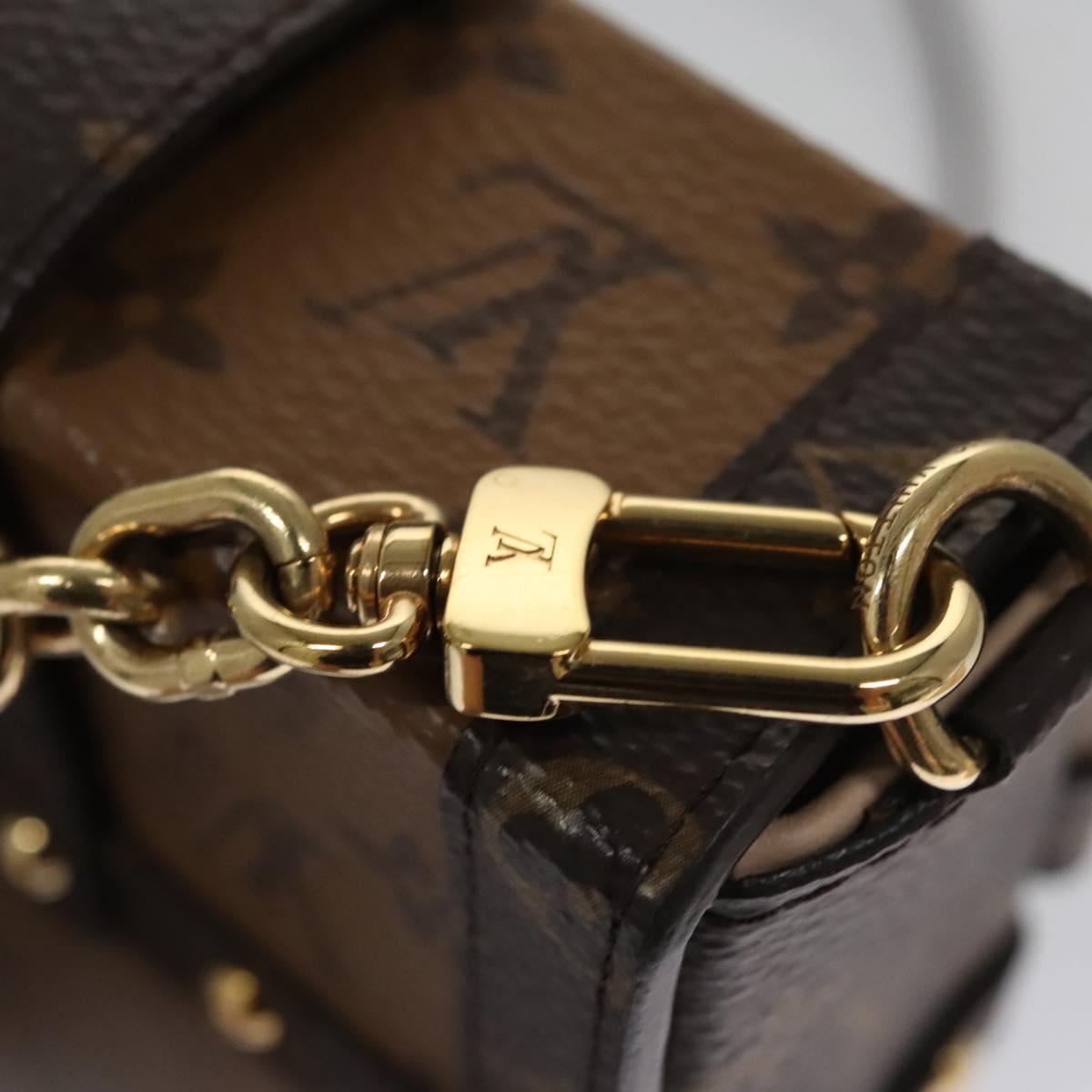 LOUIS VUITTON Reverse Pochette Trunk Vertical Shoulder Bag M67873 Auth 113104SAM