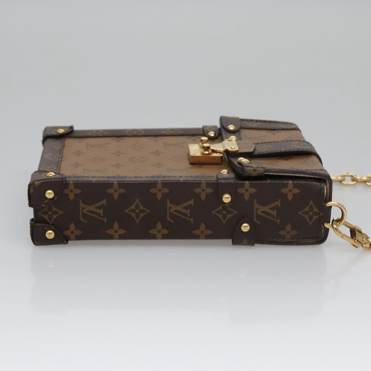 LOUIS VUITTON Reverse Pochette Trunk Vertical Shoulder Bag M67873 Auth 113104A