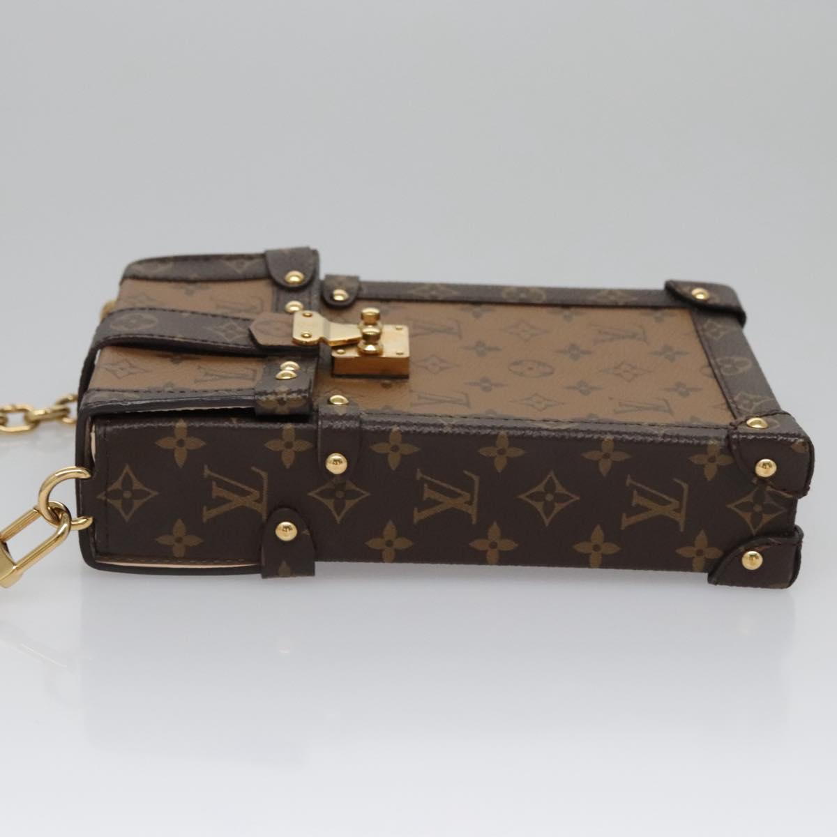 LOUIS VUITTON Reverse Pochette Trunk Vertical Shoulder Bag M67873 Auth 113104SAM