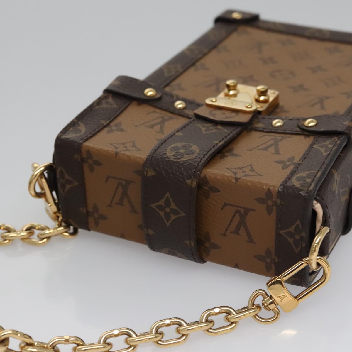 LOUIS VUITTON Reverse Pochette Trunk Vertical Shoulder Bag M67873 Auth 113104SAM