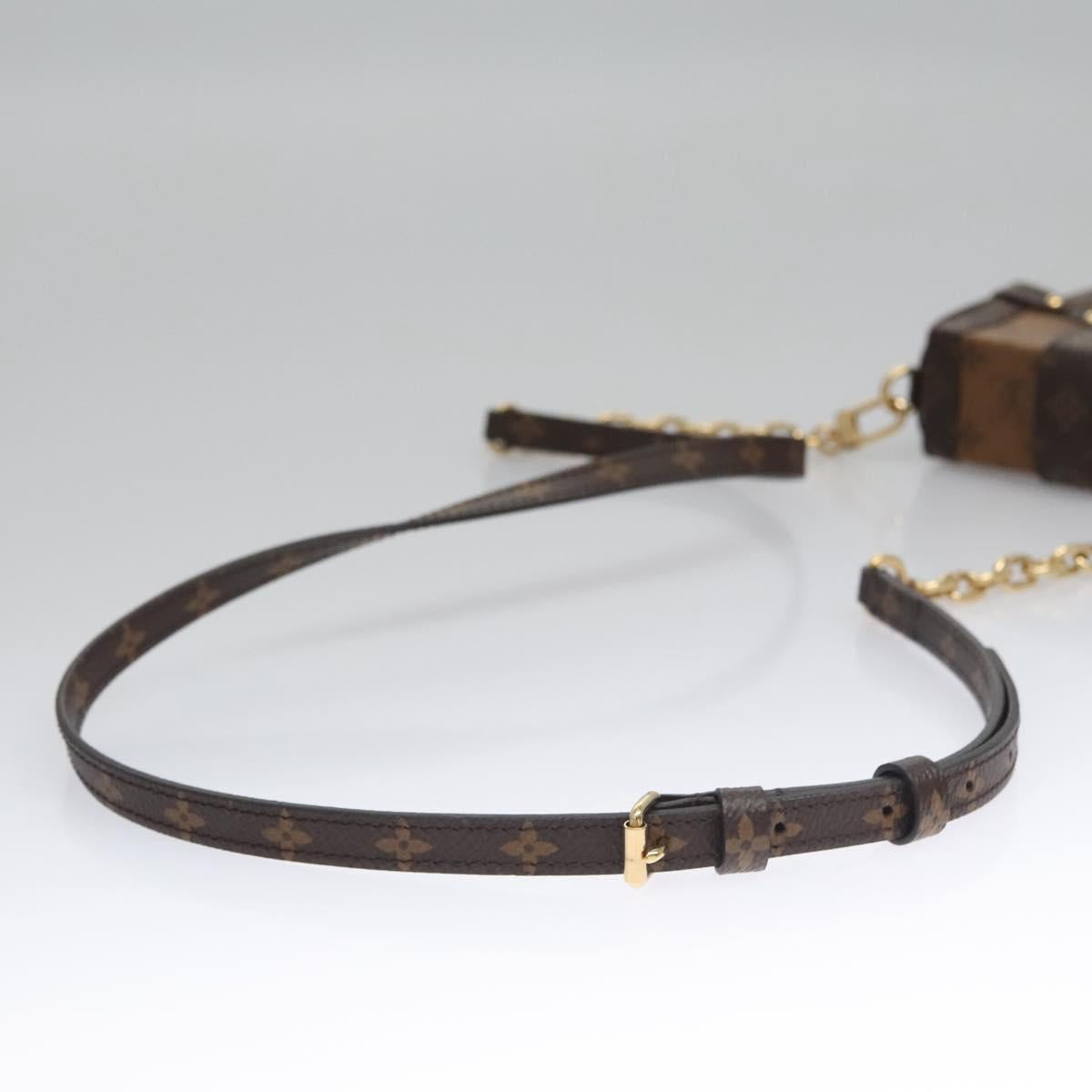 LOUIS VUITTON Reverse Pochette Trunk Vertical Shoulder Bag M67873 Auth 113104SAM