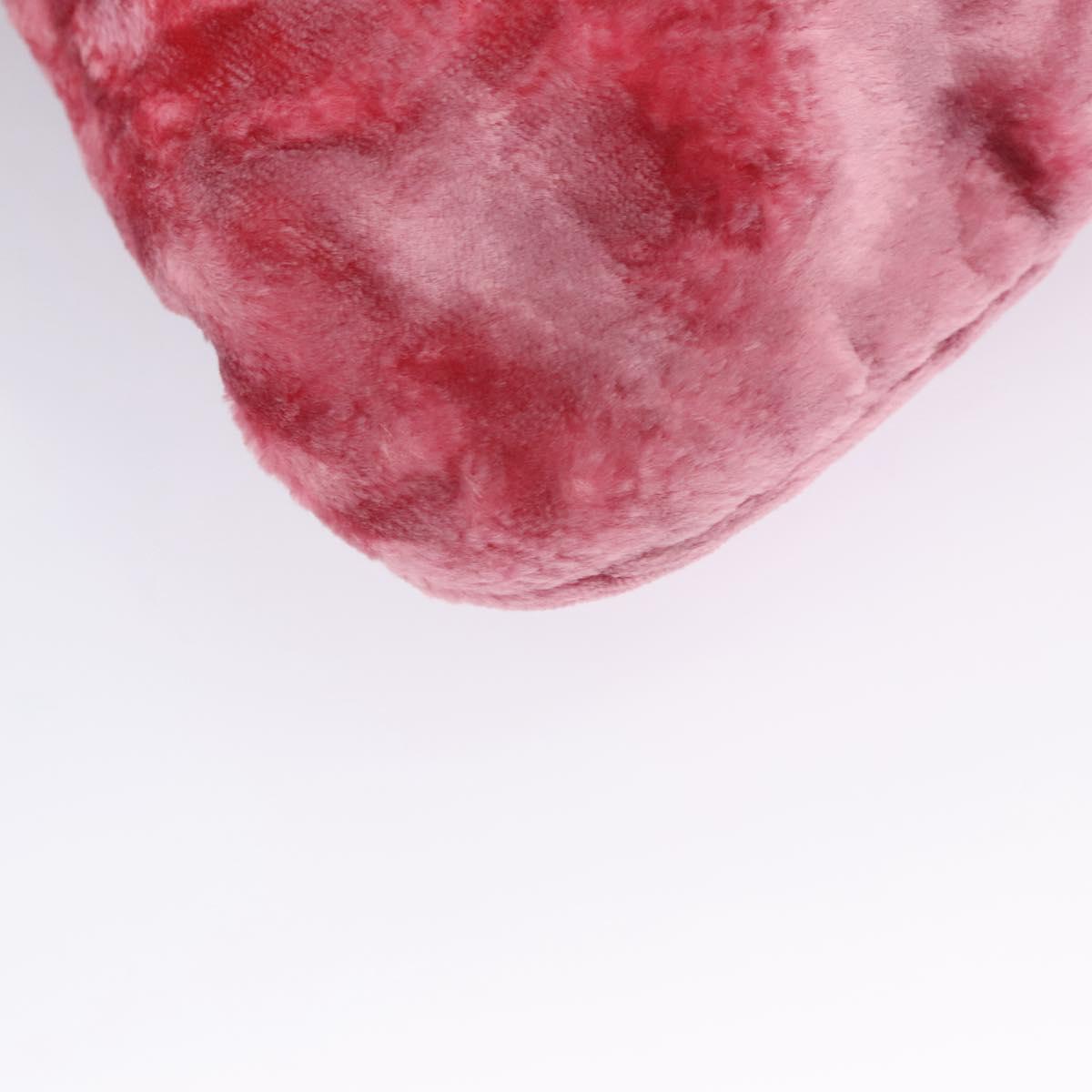 Miu Miu Pouch Velor Pink Auth 113113V