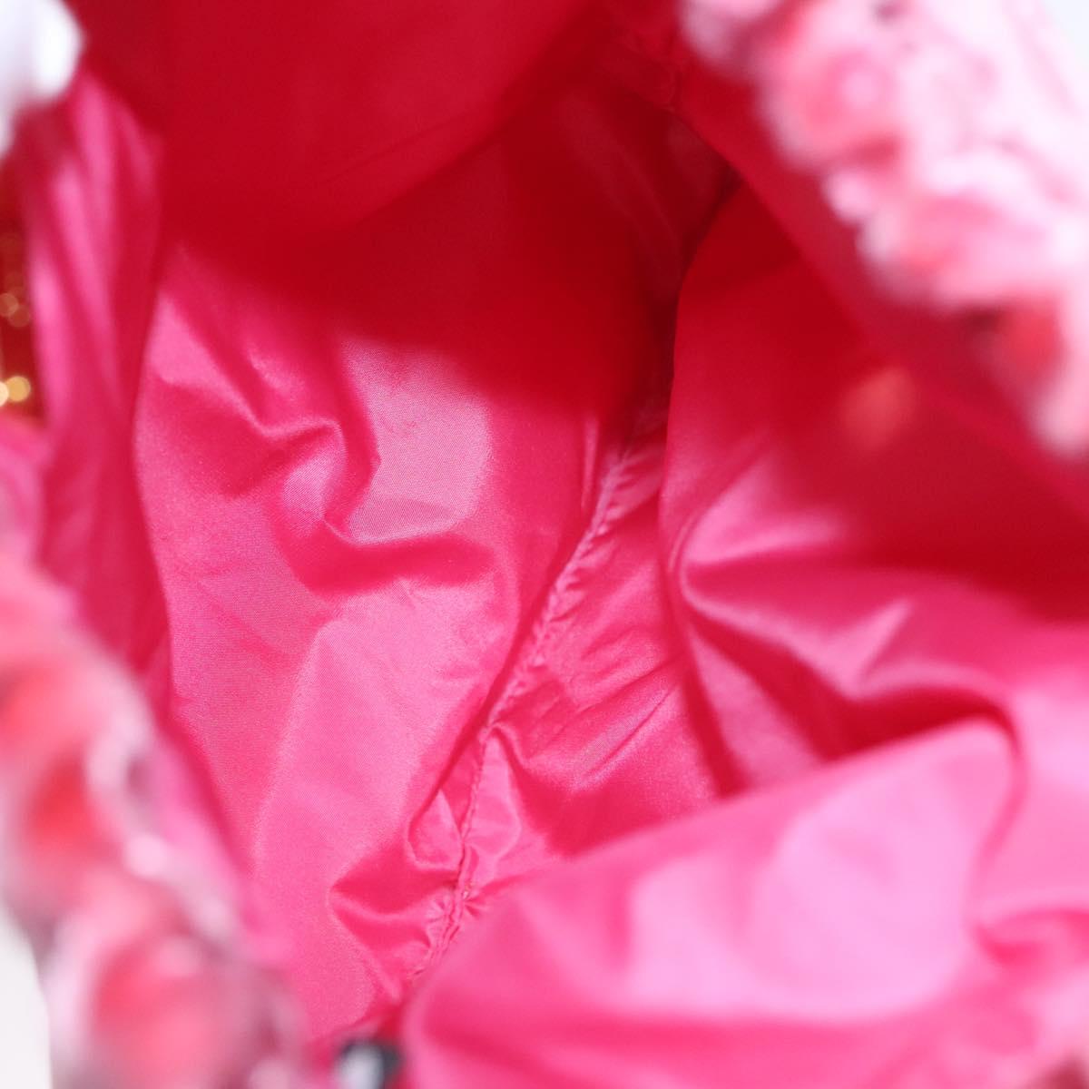 Miu Miu Pouch Velor Pink Auth 113113V