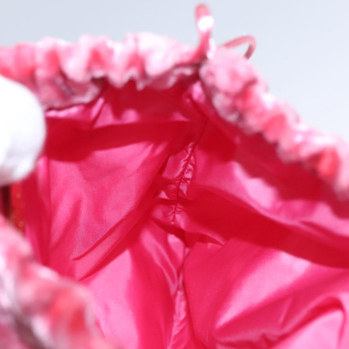 Miu Miu Pouch Velor Pink Auth 113113V