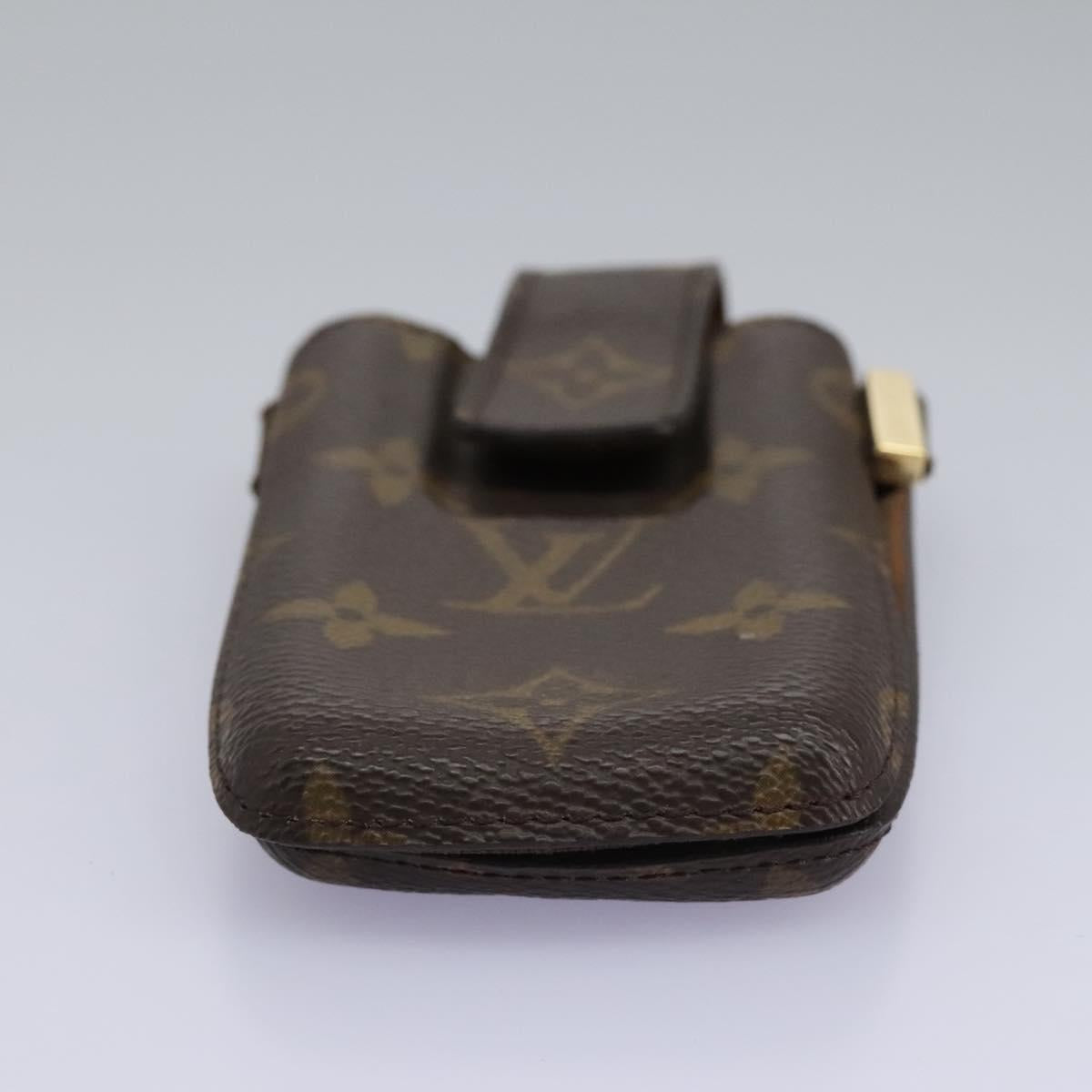 LOUIS VUITTON Monogram Etui Telephone International Cell Case M63064 Auth 113123