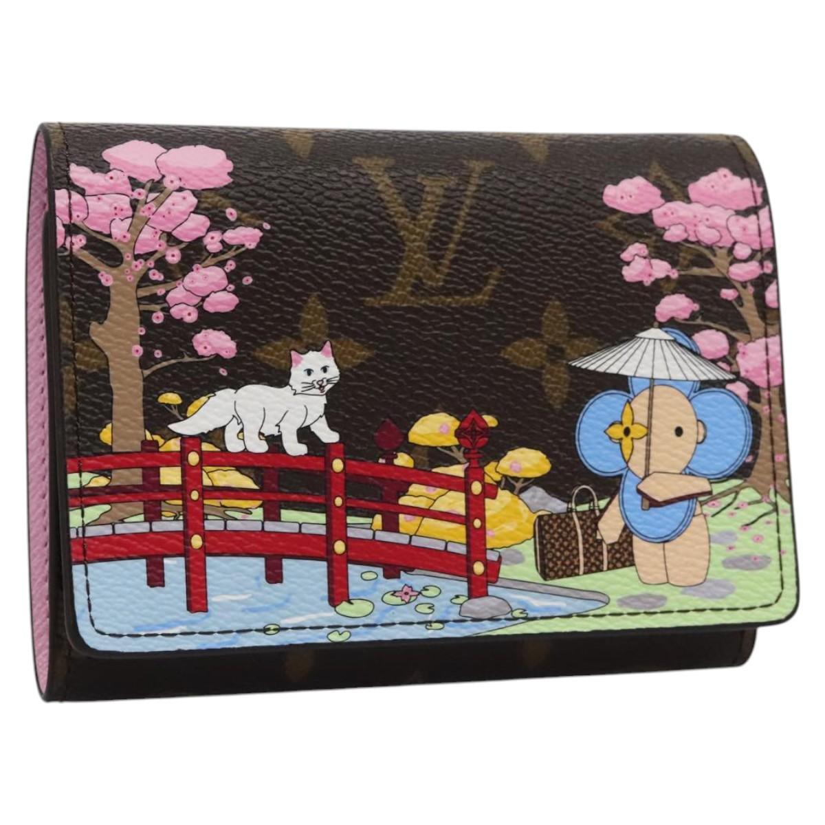 LOUIS VUITTON Vivienne Japanese Garden Portefeuille Victorine M80873 113129A