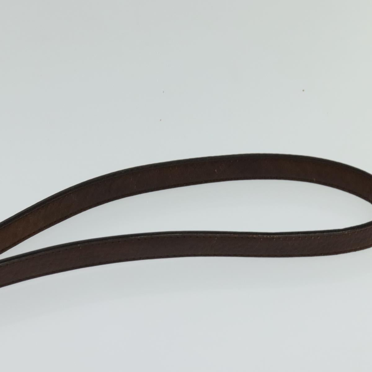 BURBERRY Nova Check Shoulder Bag Canvas Beige Auth 113146