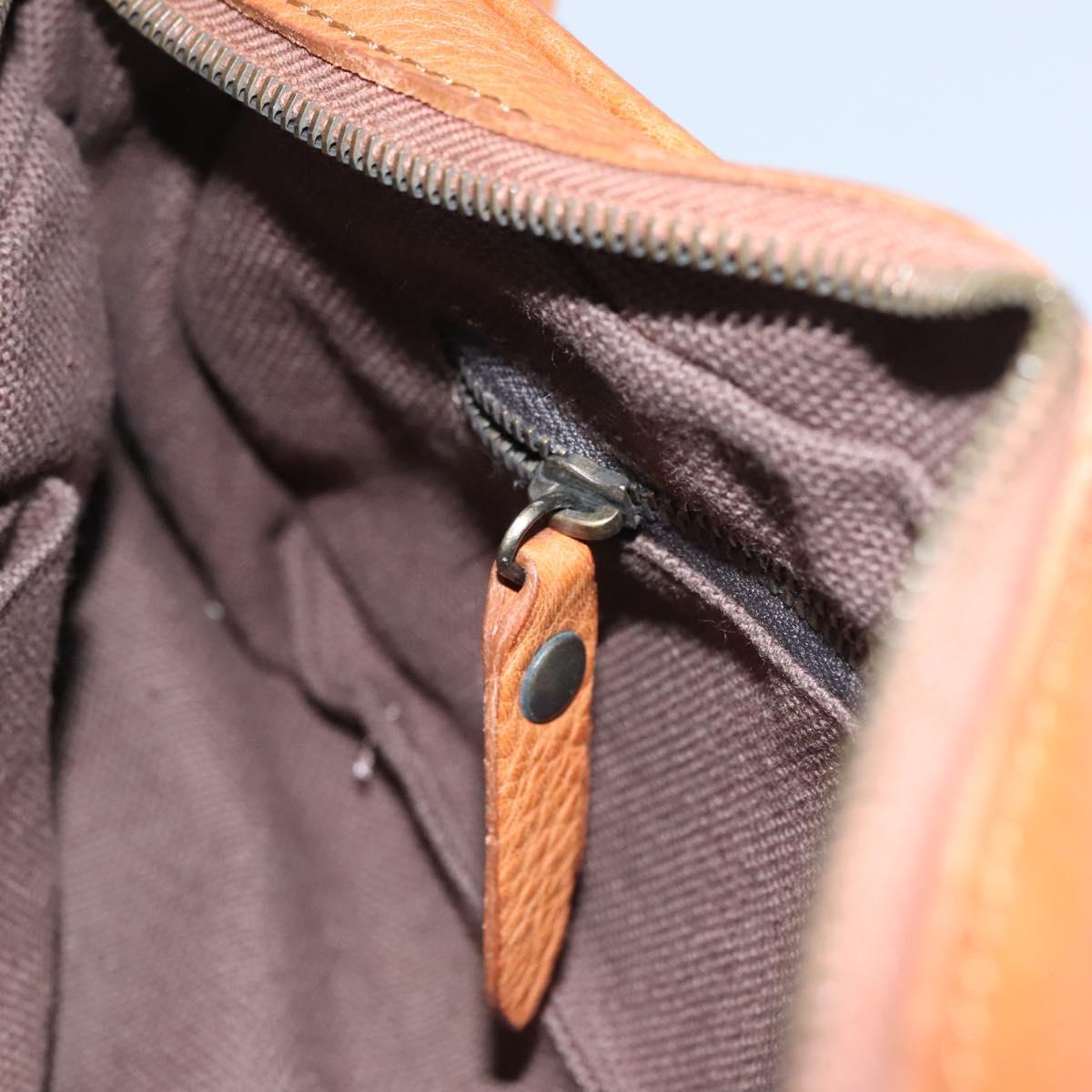 BURBERRY Nova Check Shoulder Bag Canvas Beige Brown Auth 113178