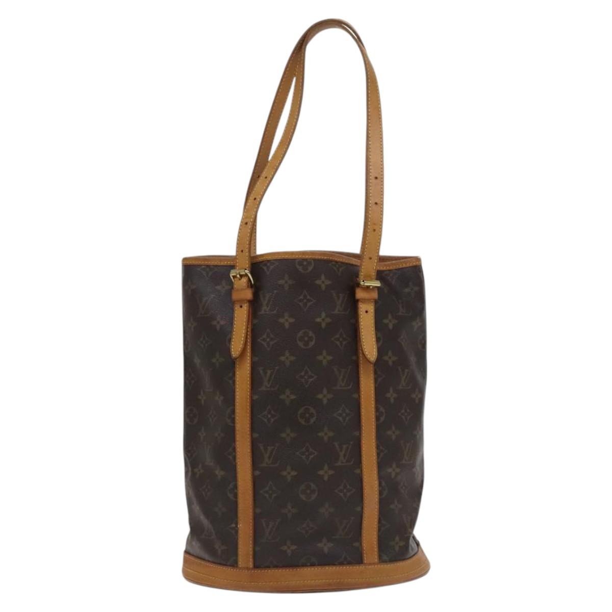 LOUIS VUITTON Monogram Bucket GM Shoulder Bag M42236 LV Auth 113189