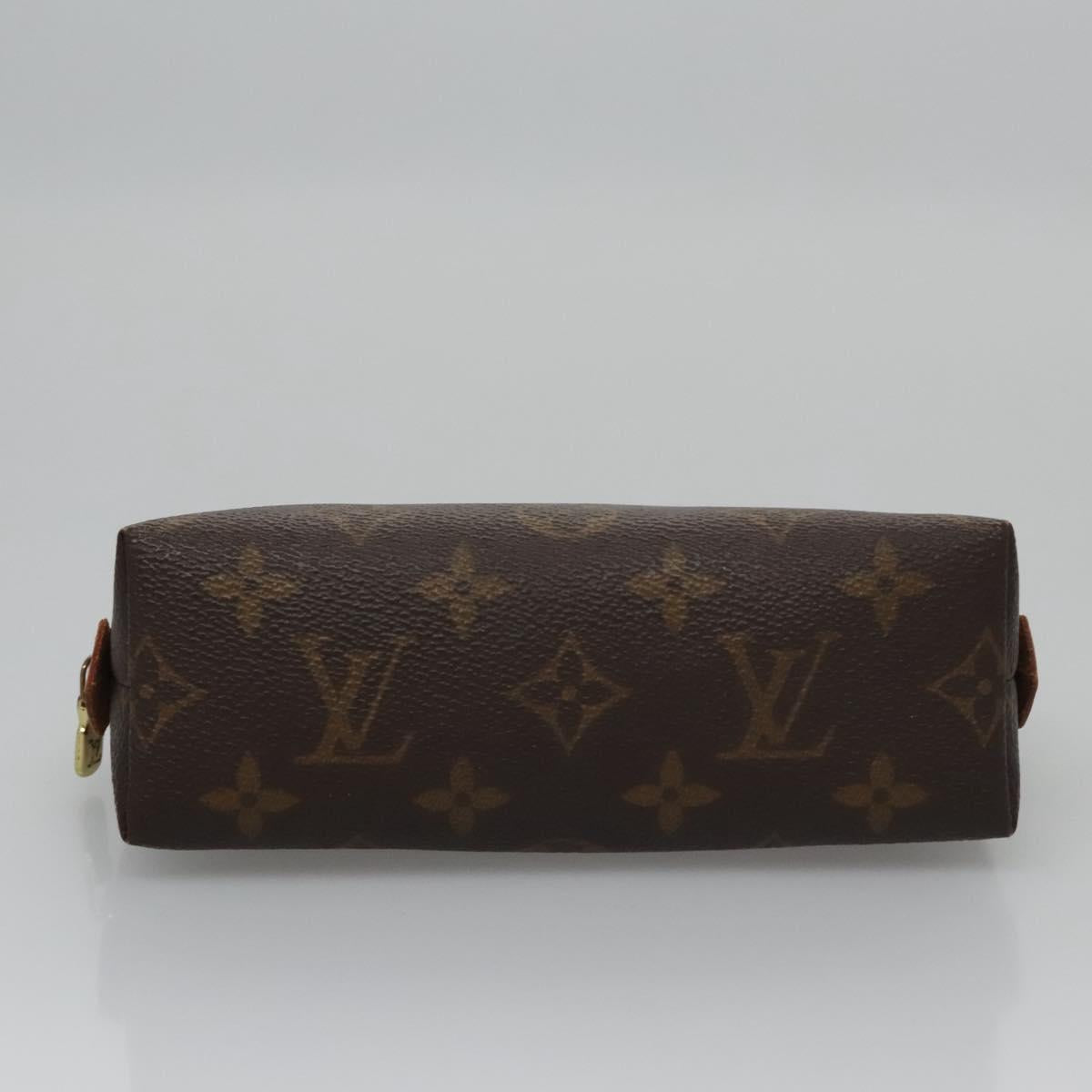 LOUIS VUITTON Monogram Pochette Cosmetic PM Cosmetic Pouch M47515 LV Auth 113199
