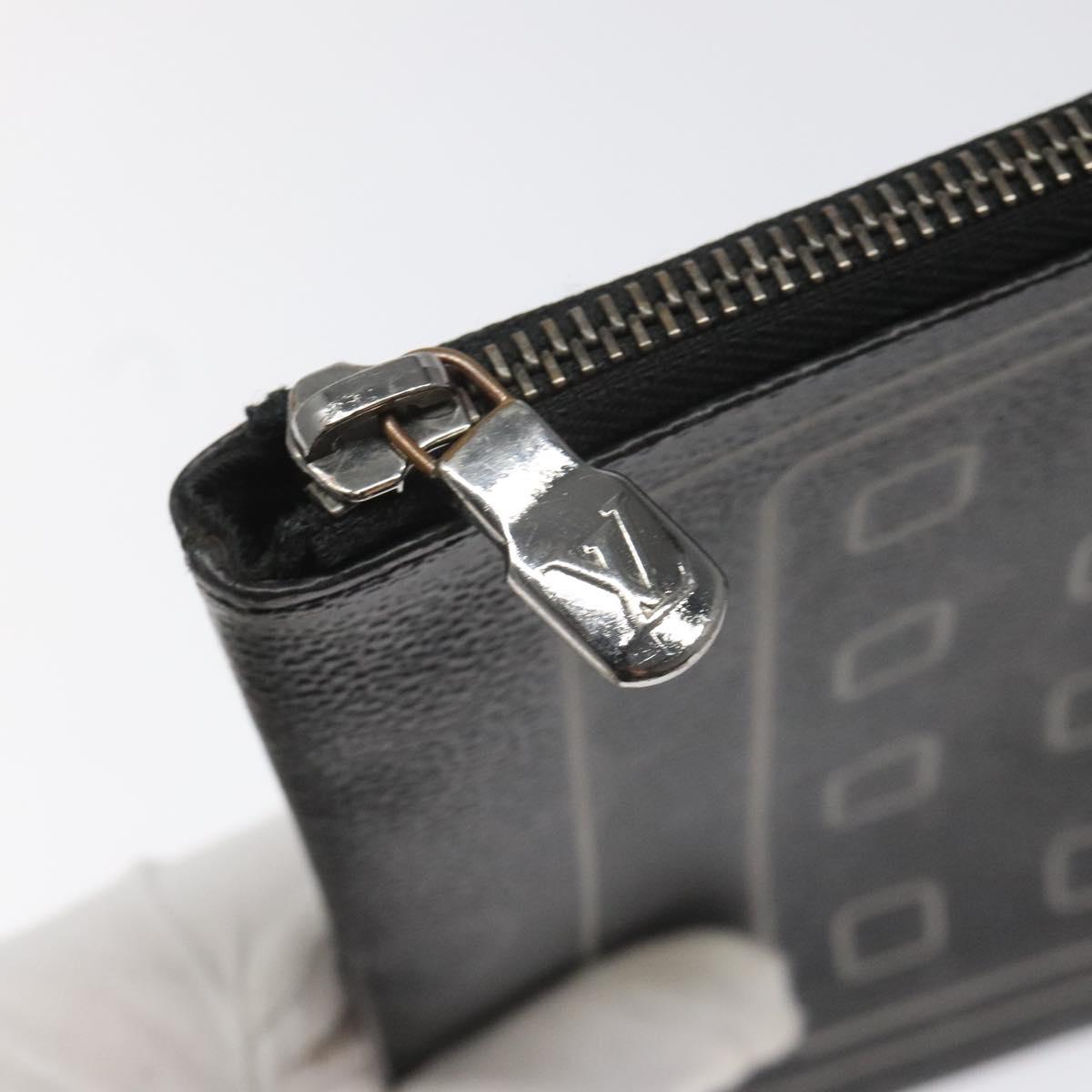 LOUIS VUITTON Monogram Eclipse Fragment iPhone Case M64449 LV Auth 113202