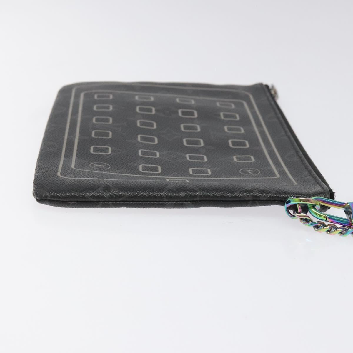 LOUIS VUITTON Monogram Eclipse Fragment iPhone Case M64449 LV Auth 113202