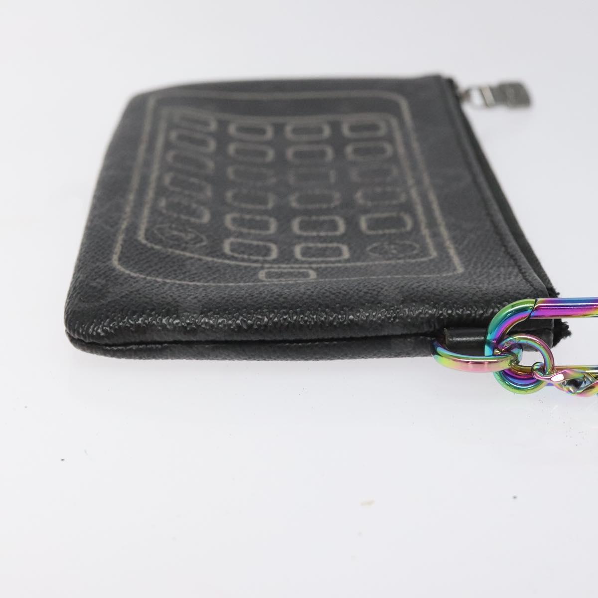LOUIS VUITTON Monogram Eclipse Fragment iPhone Case M64433 LV Auth 113203