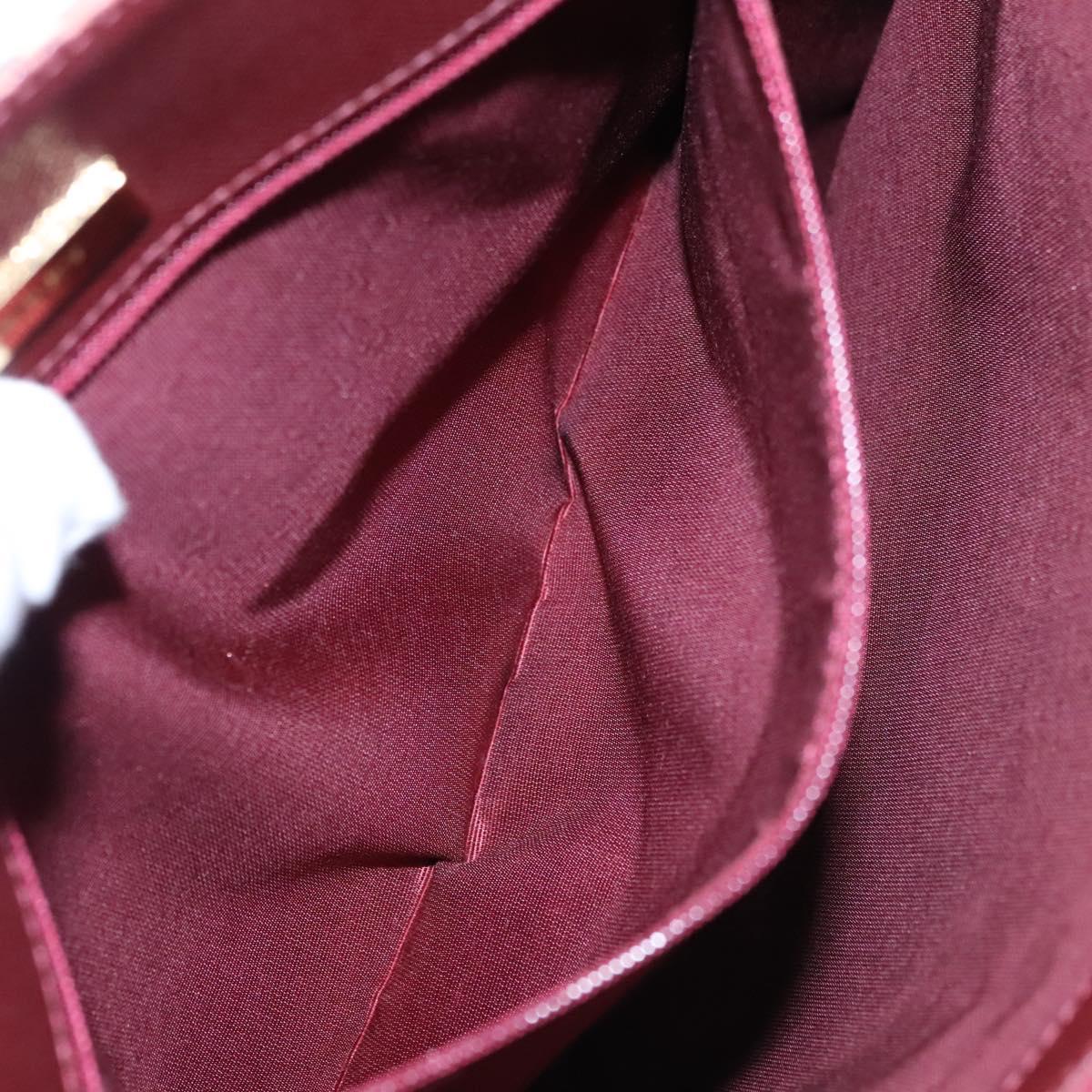 BURBERRY Nova Check Tote Bag Canvas Beige Red Auth 113236