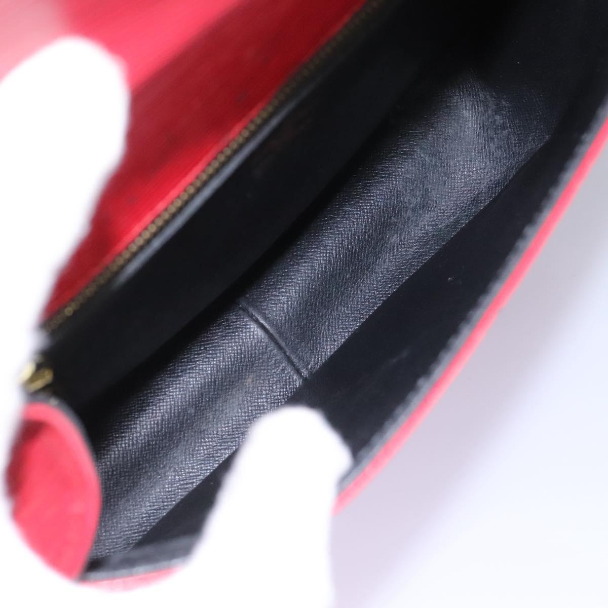 LOUIS VUITTON Epi Saint Cloud GM Shoulder Bag Red M52197 LV Auth 113258