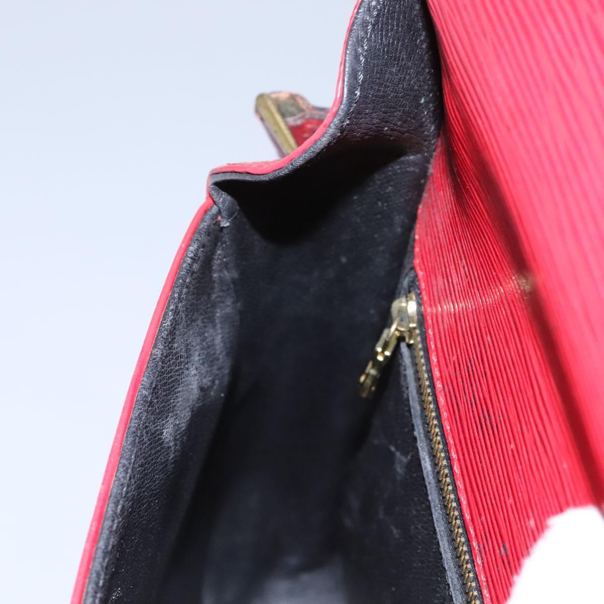LOUIS VUITTON Epi Saint Cloud GM Shoulder Bag Red M52197 LV Auth 113258