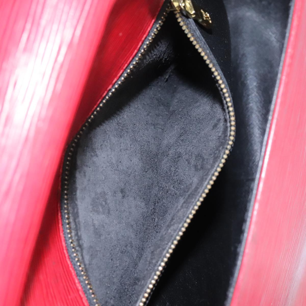 LOUIS VUITTON Epi Saint Cloud GM Shoulder Bag Red M52197 LV Auth 113258