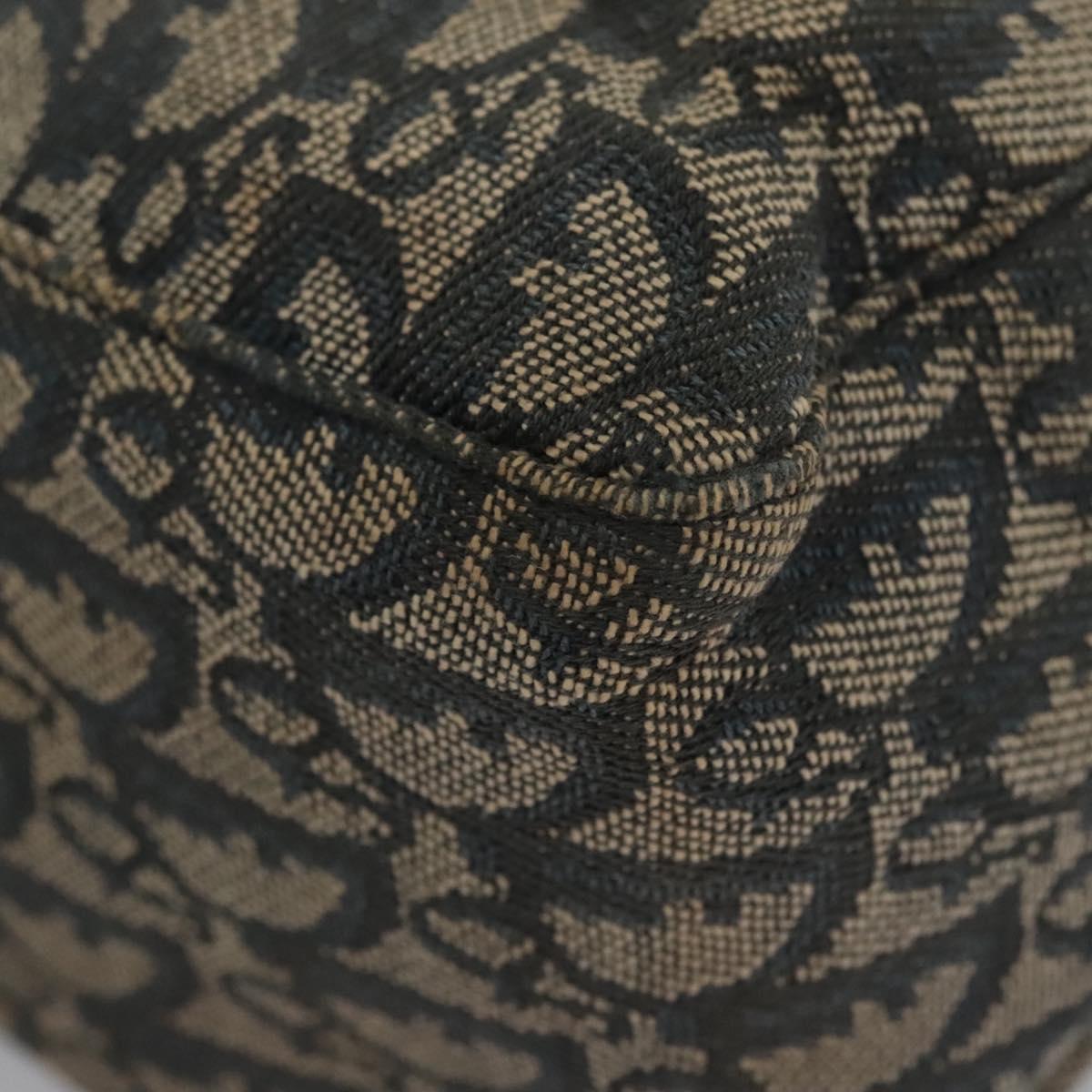 Christian Dior Trotter Canvas Tote Bag Navy Auth 113267