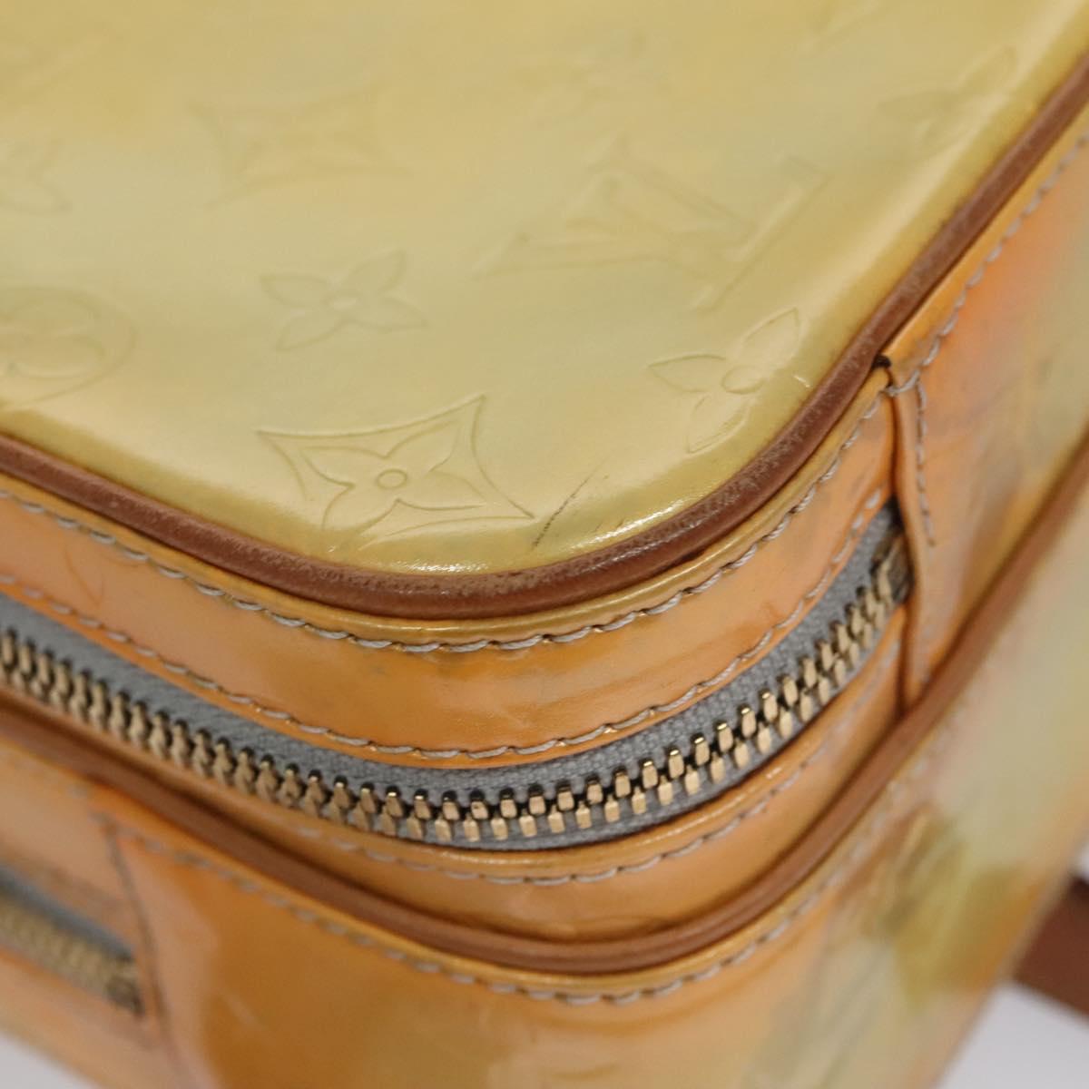 LOUIS VUITTON Monogram Vernis Marley Backpack Gris M91038 LV Auth 113289