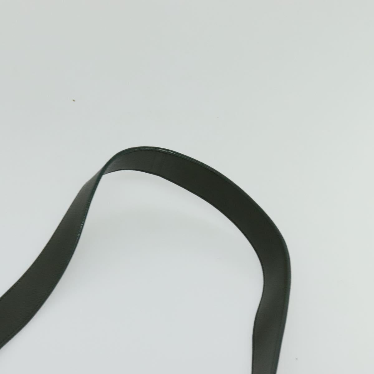 BVLGARI Hand Bag Leather 2way Green Auth 113313