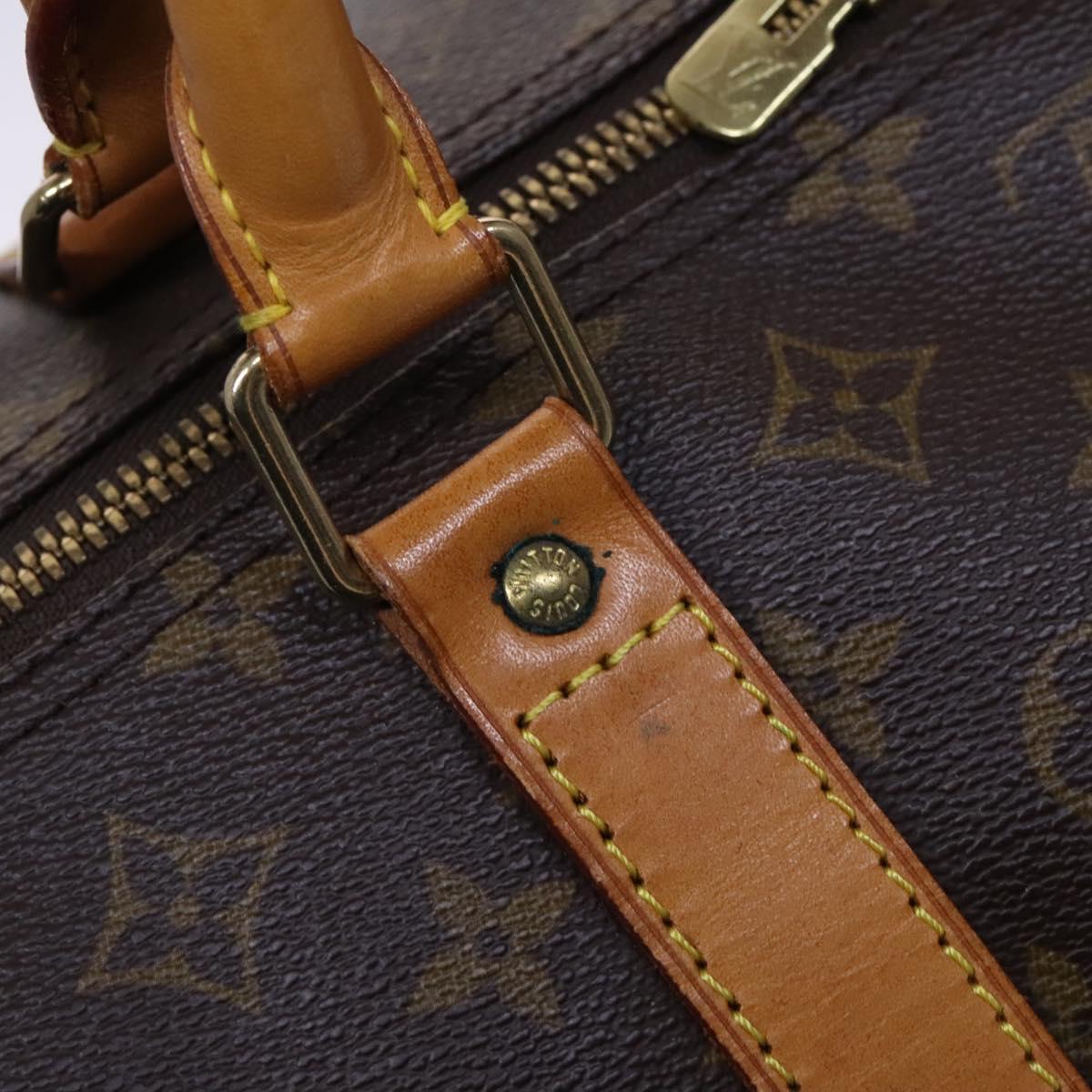 LOUIS VUITTON Monogram Keepall 60 Boston Bag M41422 LV Auth 113320