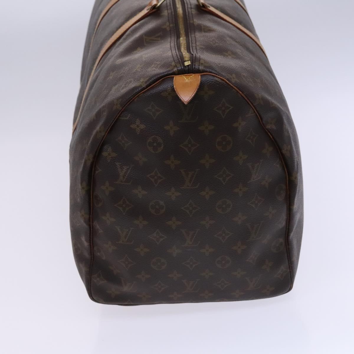 LOUIS VUITTON Monogram Keepall 60 Boston Bag M41422 LV Auth 113320