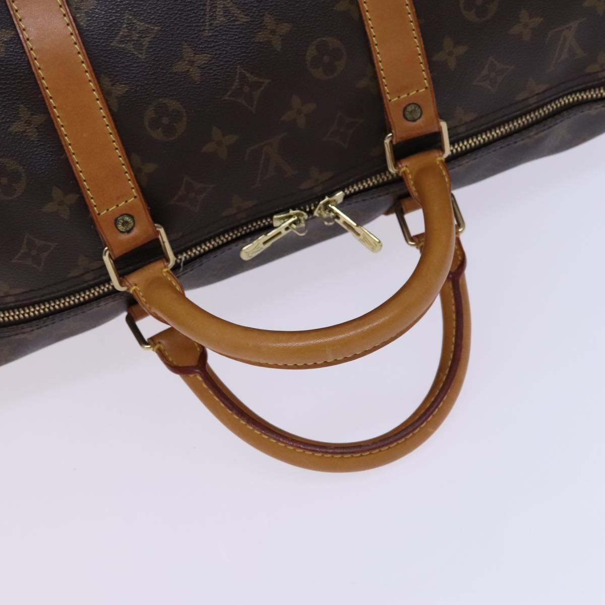 LOUIS VUITTON Monogram Keepall 60 Boston Bag M41422 LV Auth 113320