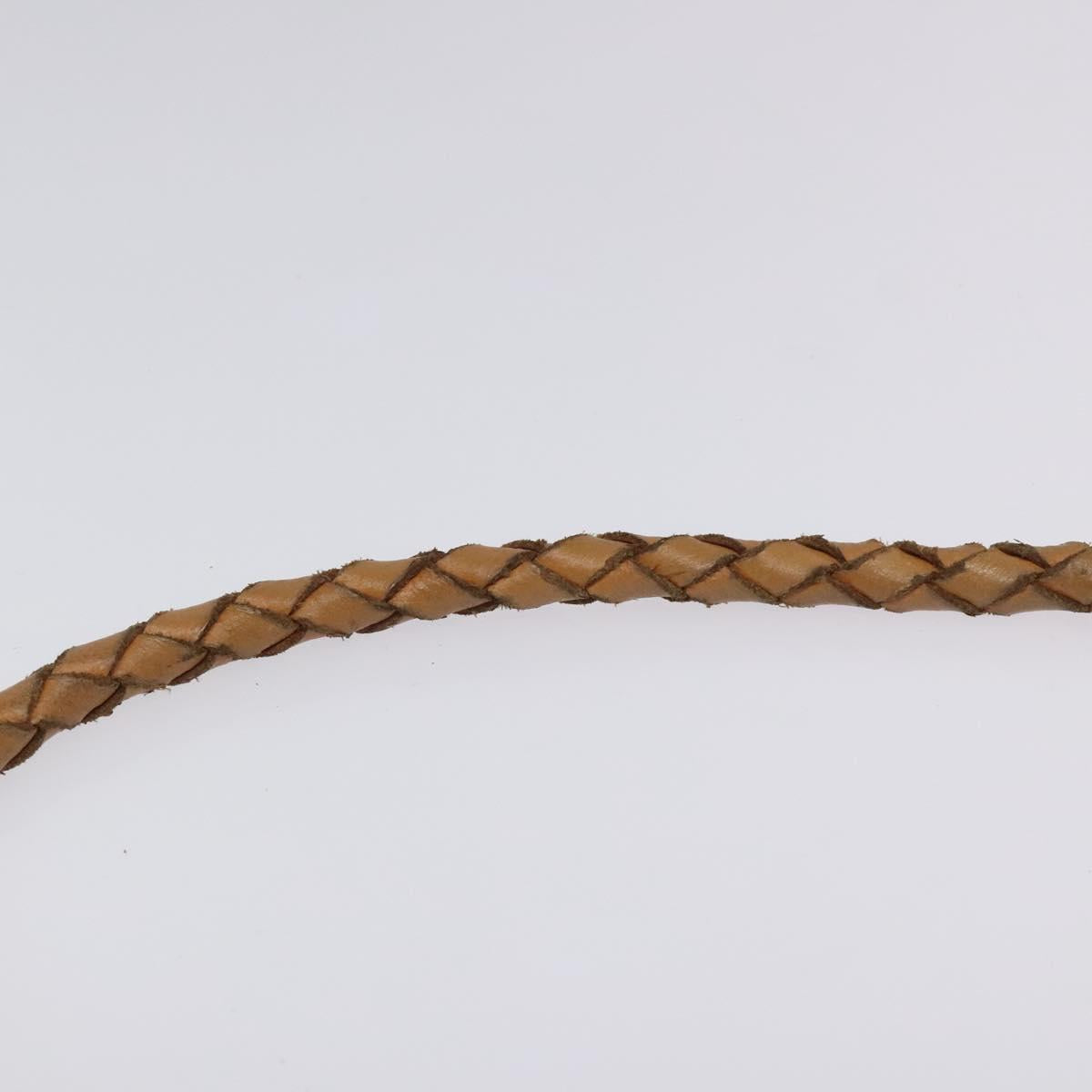 CELINE Macadam Canvas Shoulder Bag PVC Leather Brown Auth 113406