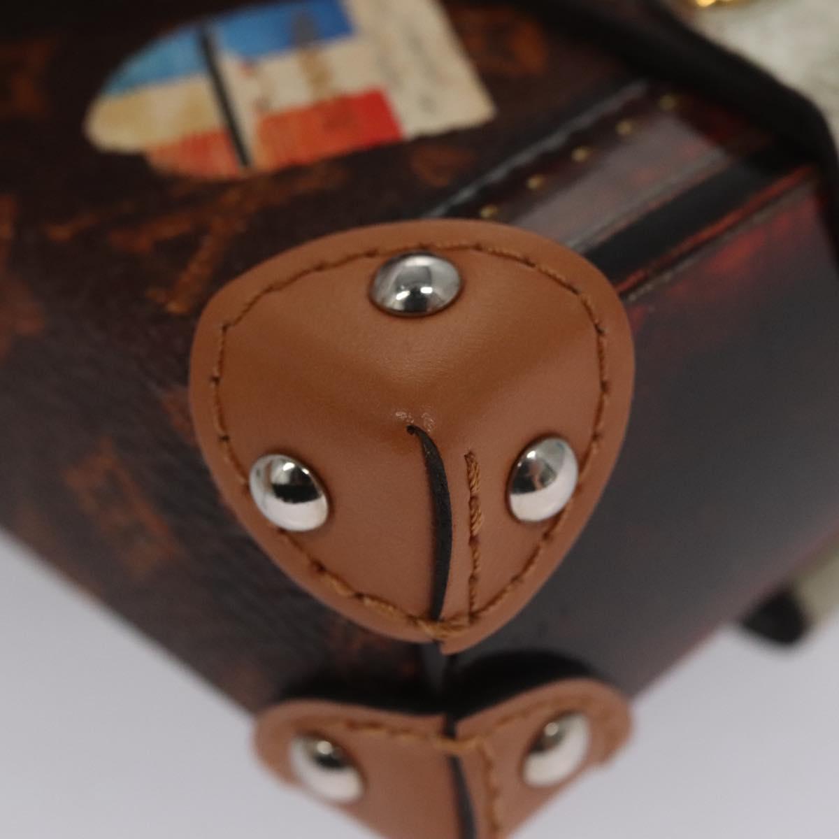 LOUIS VUITTON Monogram Essential Trunk Charm M63779 LV Auth 113416SAM