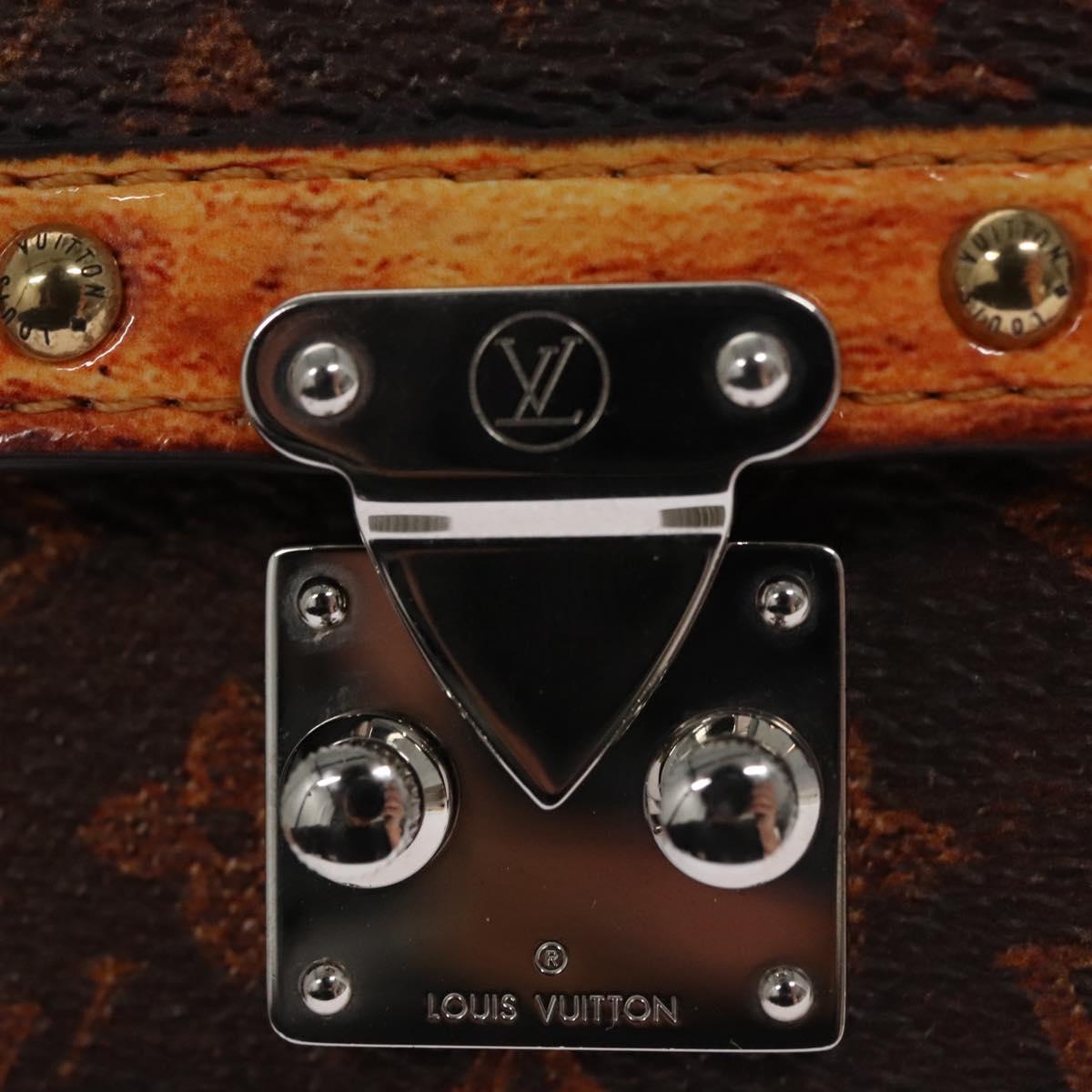 LOUIS VUITTON Monogram Essential Trunk Charm M63779 LV Auth 113416SAM