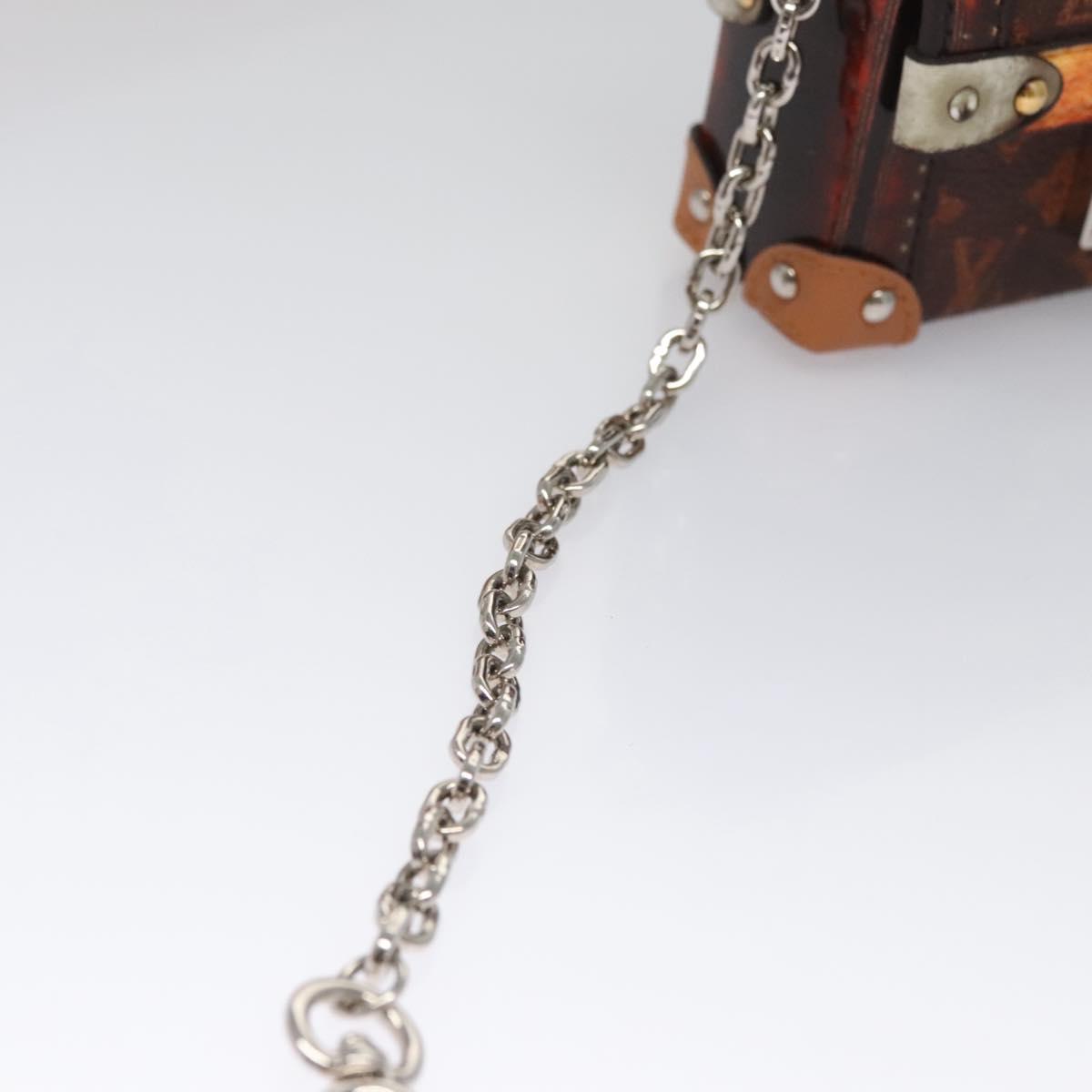 LOUIS VUITTON Monogram Essential Trunk Charm M63779 LV Auth 113416A