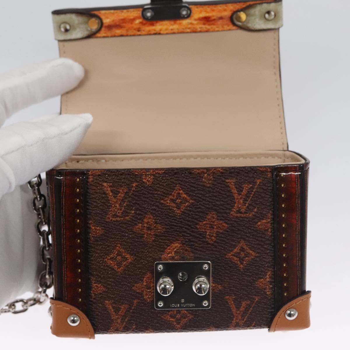 LOUIS VUITTON Monogram Essential Trunk Charm M63779 LV Auth 113416SAM