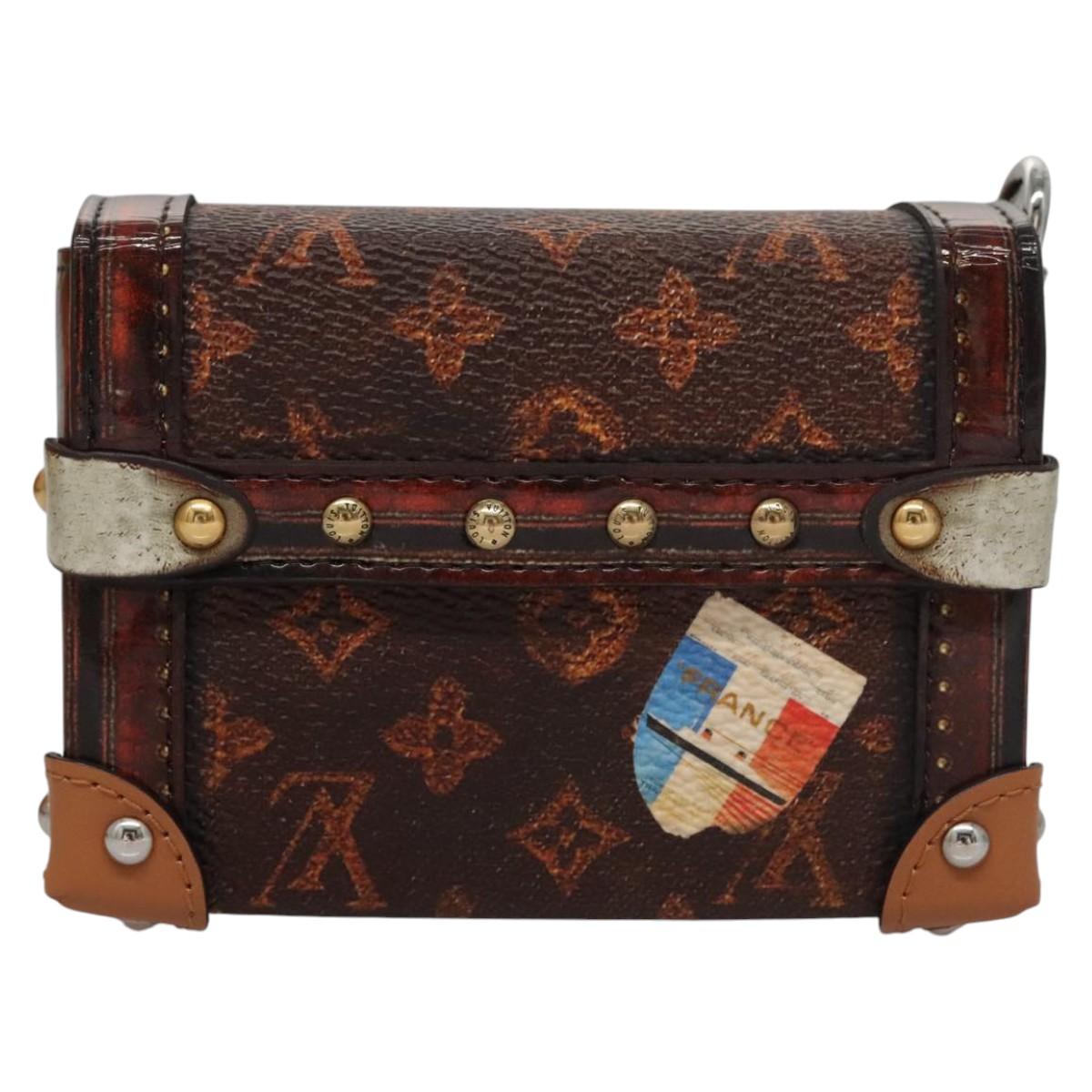 LOUIS VUITTON Monogram Essential Trunk Charm M63779 LV Auth 113416A